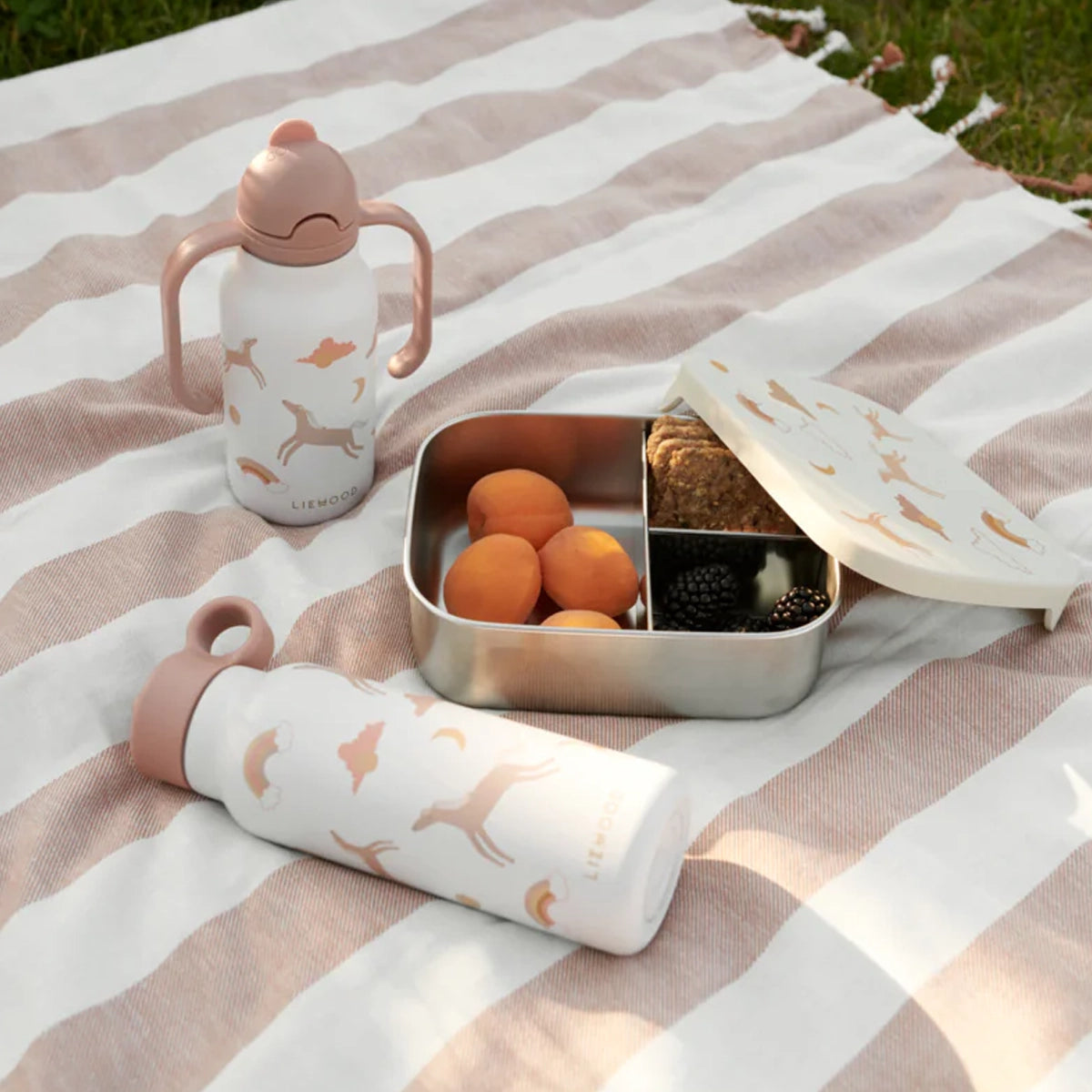 Fiambrera acero inox Arthur Cream / Ecru Liewood