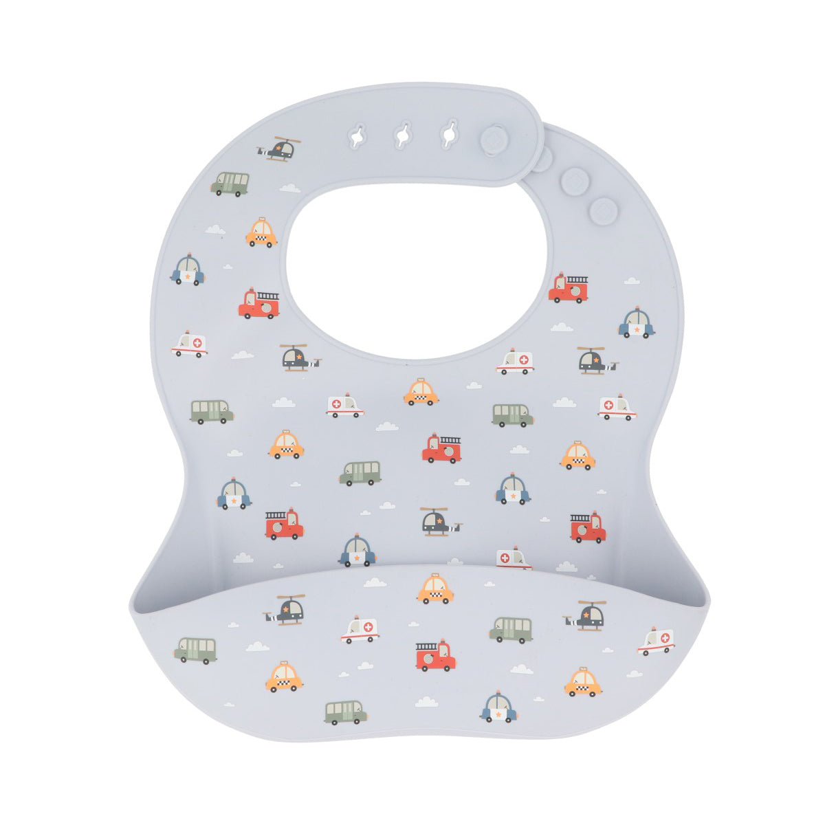 Babero Silicona Tutete City Cars