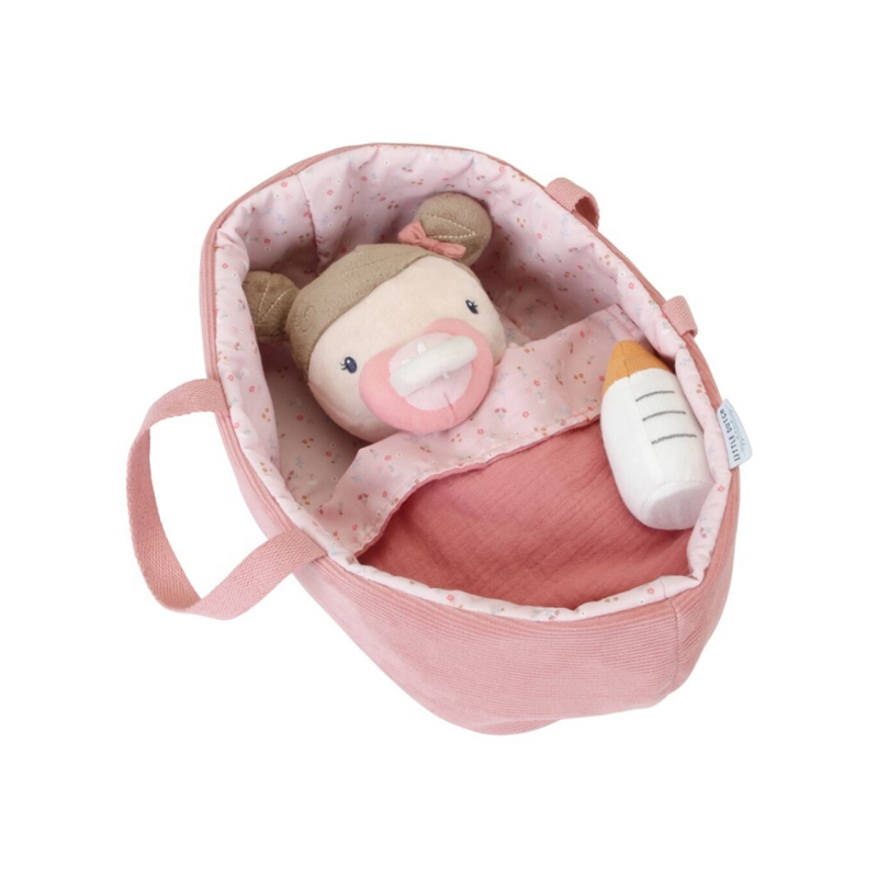 Bebé Rosa con capazo Little Dutch