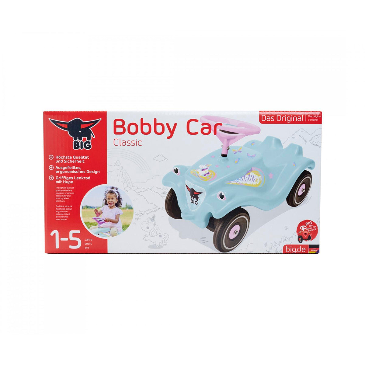 Correpasillos Car Classic Unicornio - Big Bobby Car