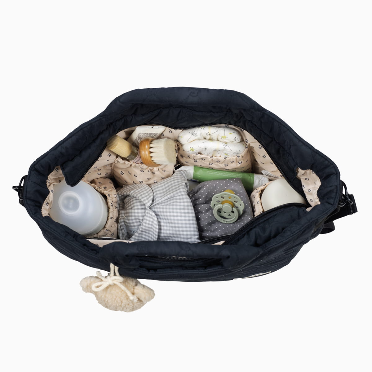 Bolsa canastilla Pasito a Pasito - Paddington Negro