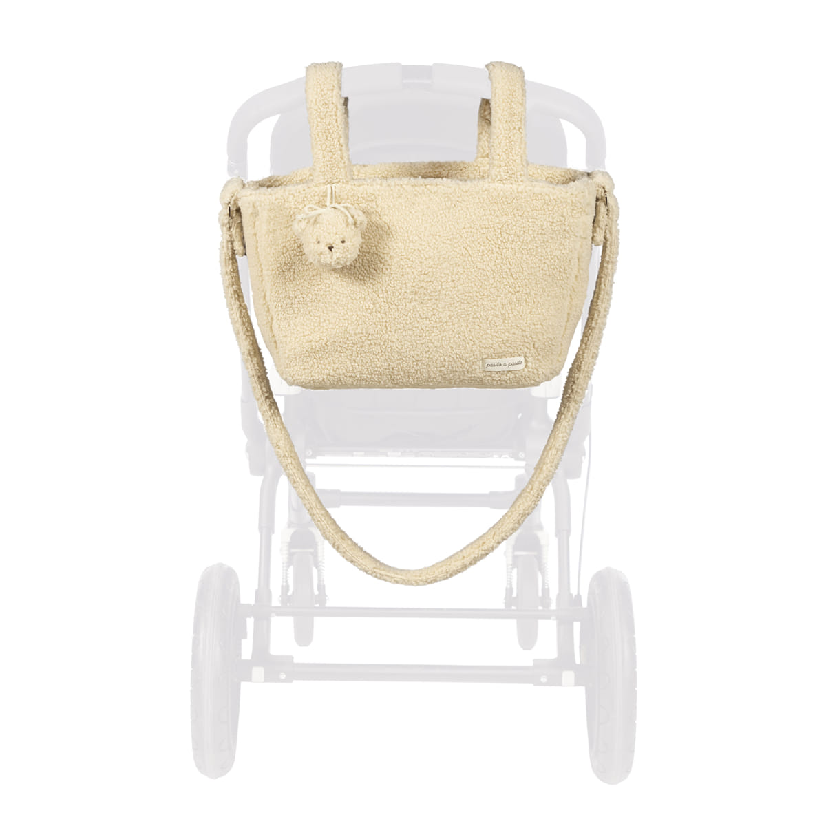 Bolsa canastilla Pasito a Pasito - Teddy Paddington Beige