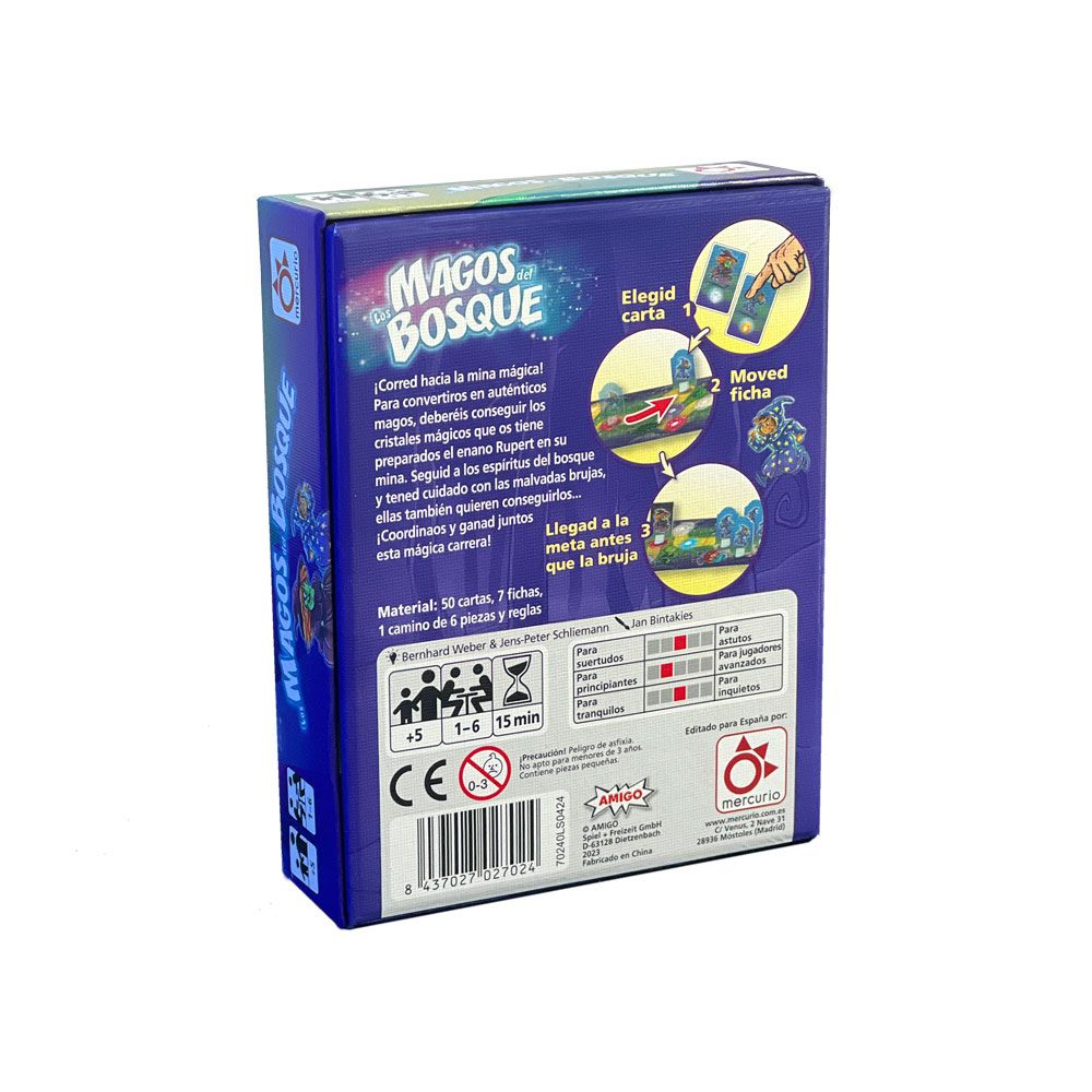 Juego de cartas Los Magos del Bosque - Mercurio