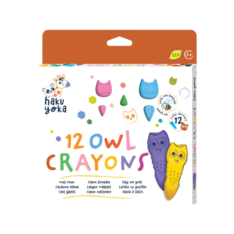 12 Crayones - Búho Haku Yoka