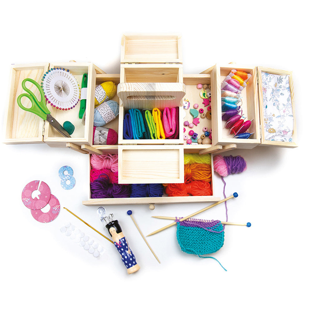 Caja manualidades de lana Sycomore