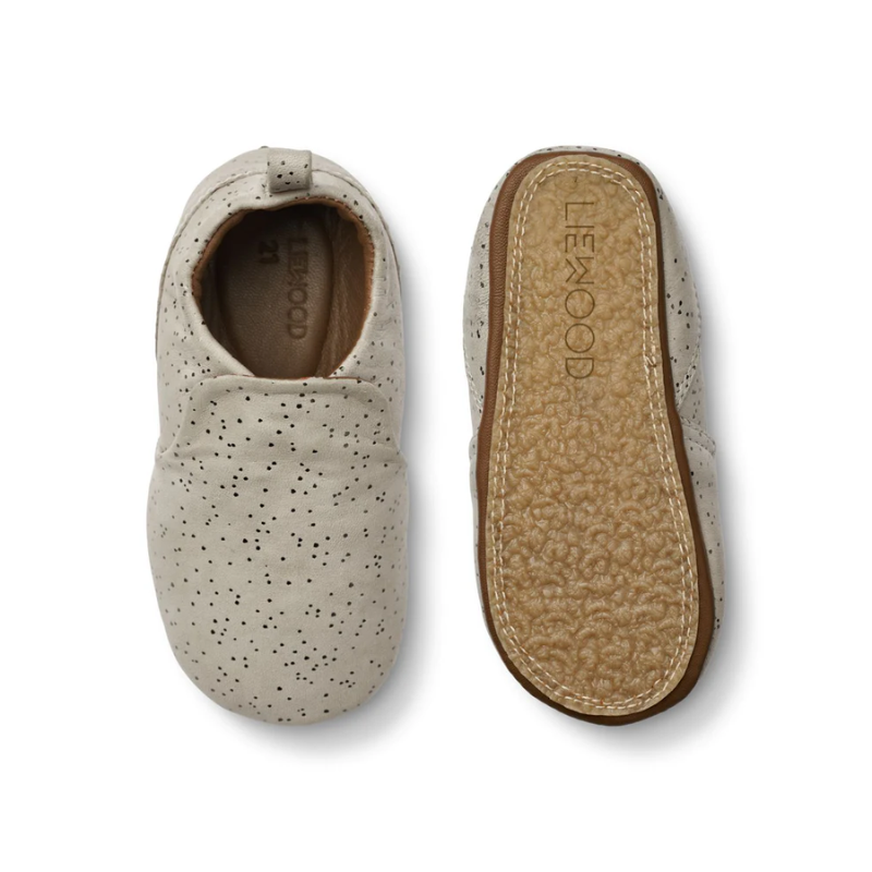 Zapatos Eliot Leather Slipper - Liewood- Splash Dots Mist