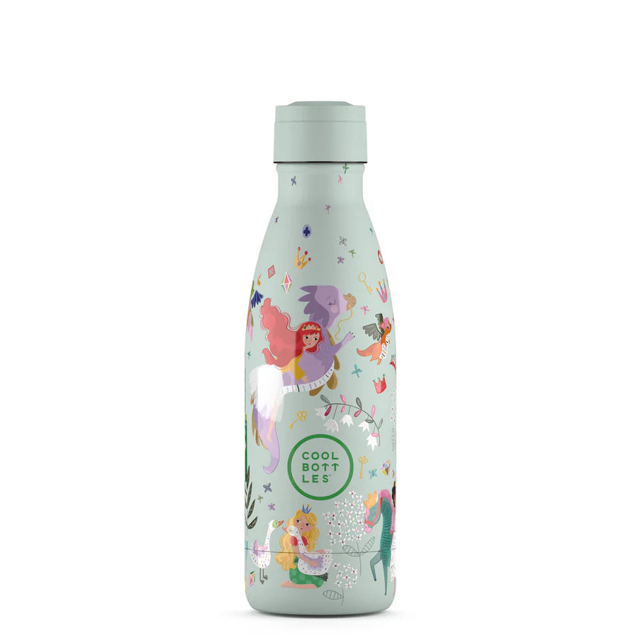 Botella acero inoxidable térmica 350ml Cool Bottles Princess Kingdom