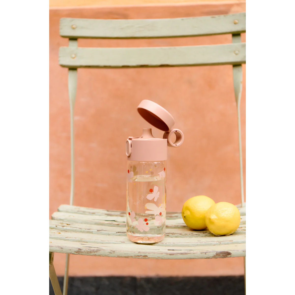Botella Tritan 350ml Clemence Liewood - Butterfly / Apple blossom