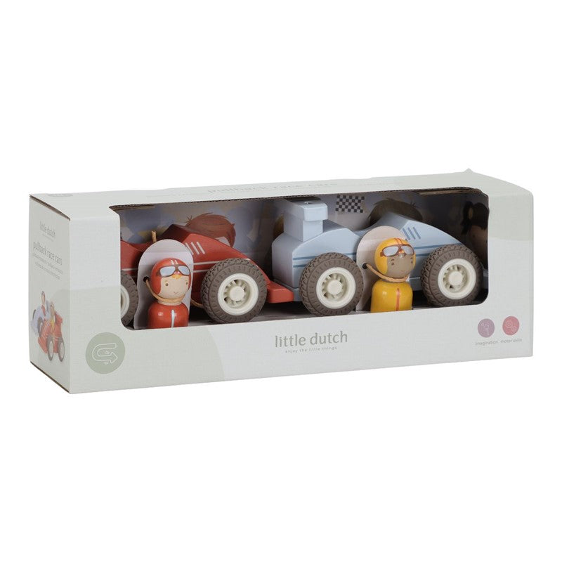 Set coches carrera retroceso Little Dutch