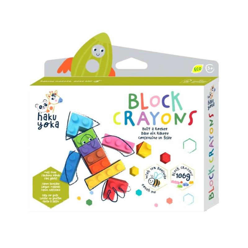 Crayones en bloque - Cohete Haku Yoka