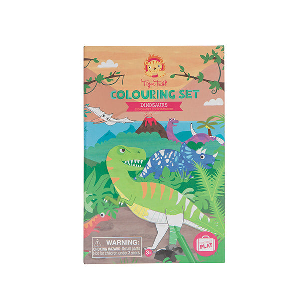 Set de colorear Tiger Tribe - Dinosaur