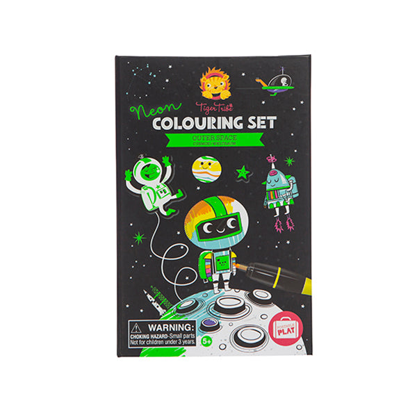 Set de colorear Neon Tiger Tribe - Outer Space