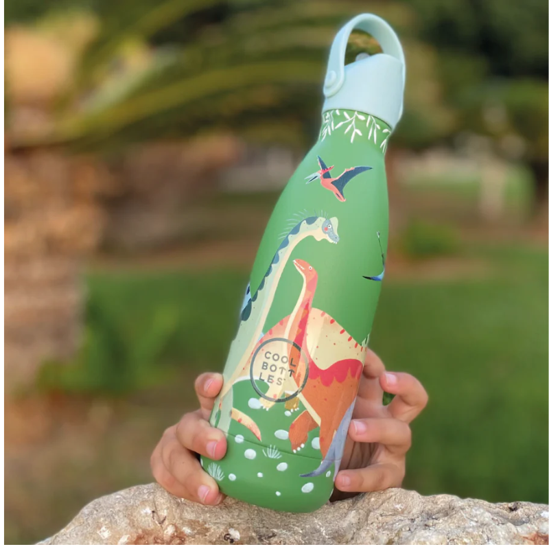 Botella acero inoxidable térmica 350ml Cool Bottles Jurassic Era