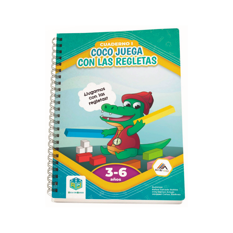 Cuaderno, Coco juega con las regletas vol.1 - Átomo