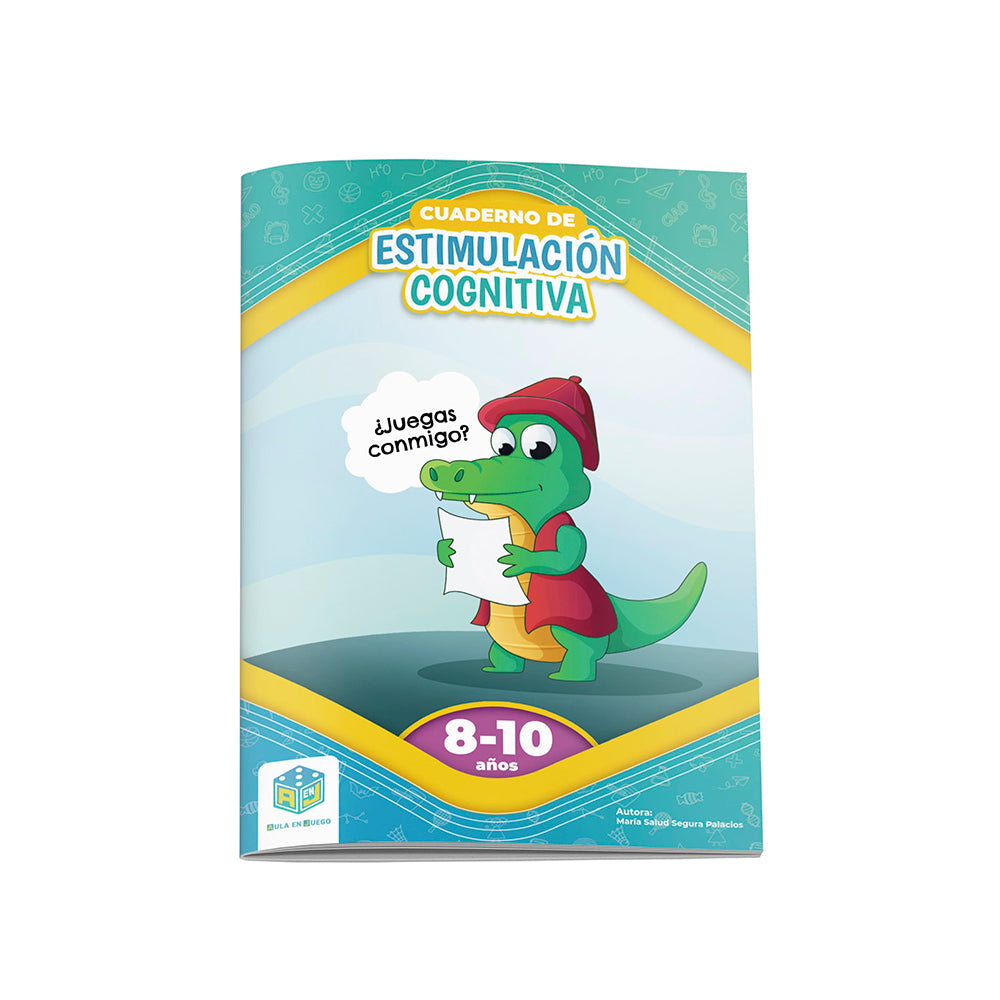 Cuaderno de estimulación cognitiva ¿juegas conmigo? 8-10 años - Átomo