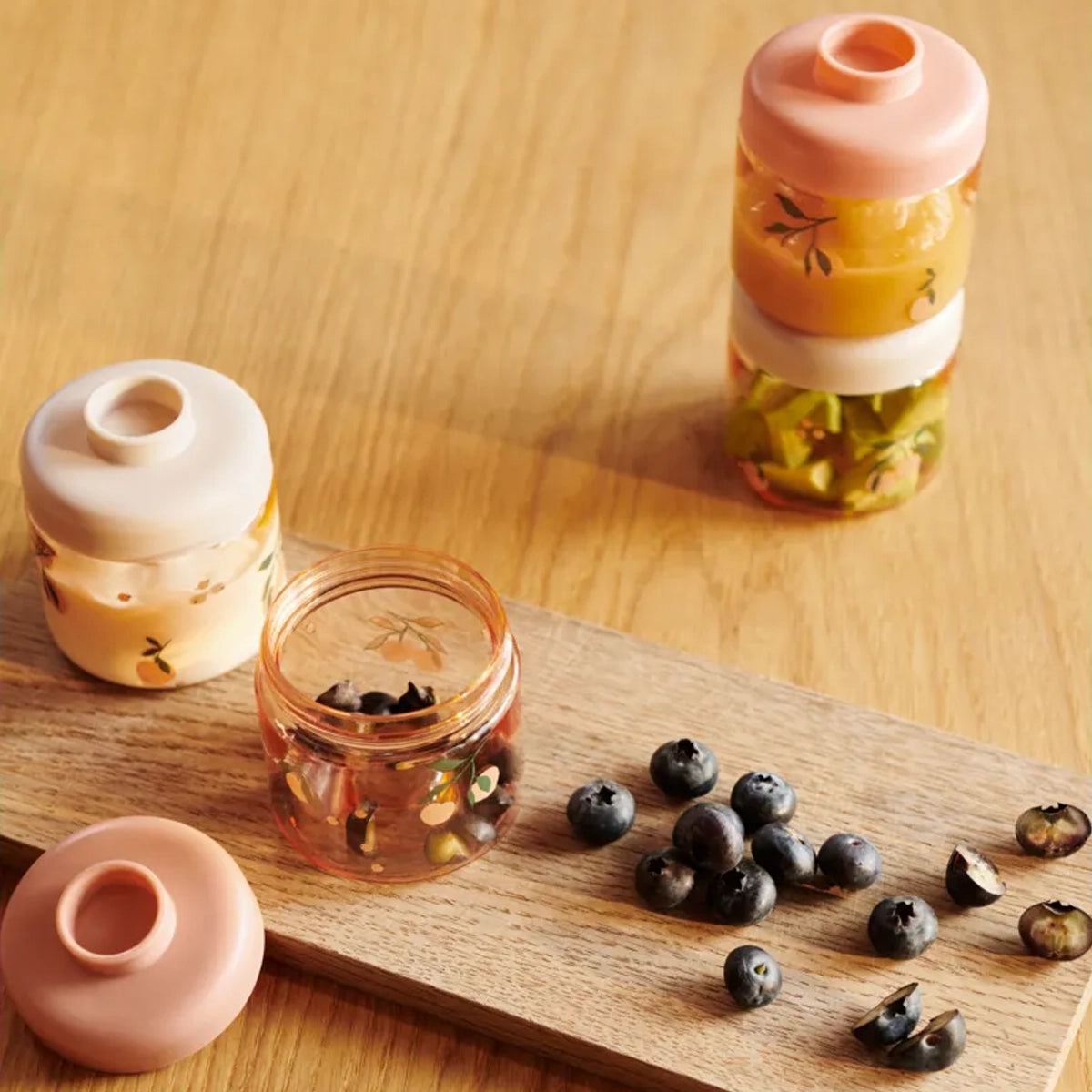 Pack 4 dispensadores de comida Dominique Liewood All together / Sandy