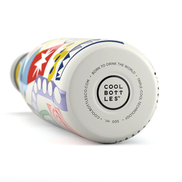 Botella acero inoxidable térmica 500ml Cool Bottles XCLUSIVE - Eddie Baehr - Electric Garden