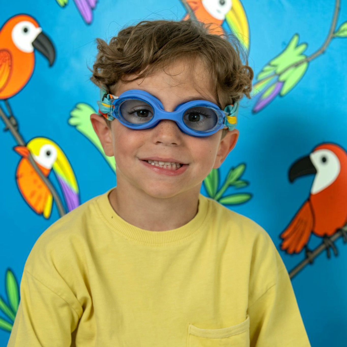 Gafas de Natación con turbante Fun Water - Infantil Azul / Tucanes
