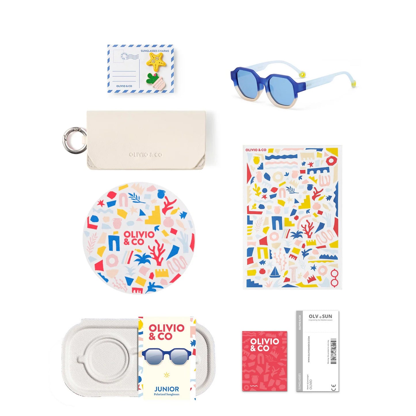 Gafas de Sol OLIVIO & CO - Junior Creative Edition #D Colorblock Sea