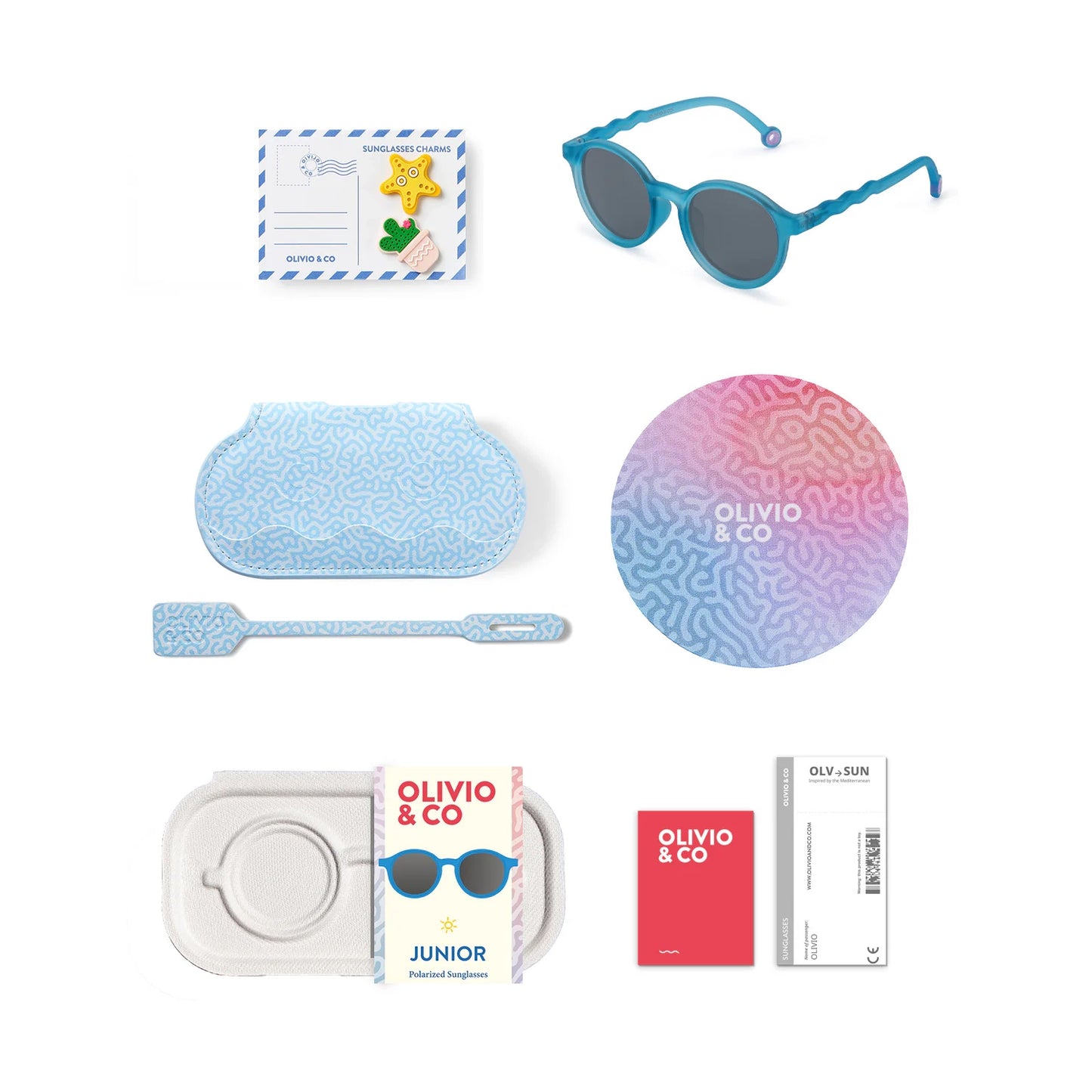 Gafas de Sol OLIVIO & CO - Oval Reef Blue