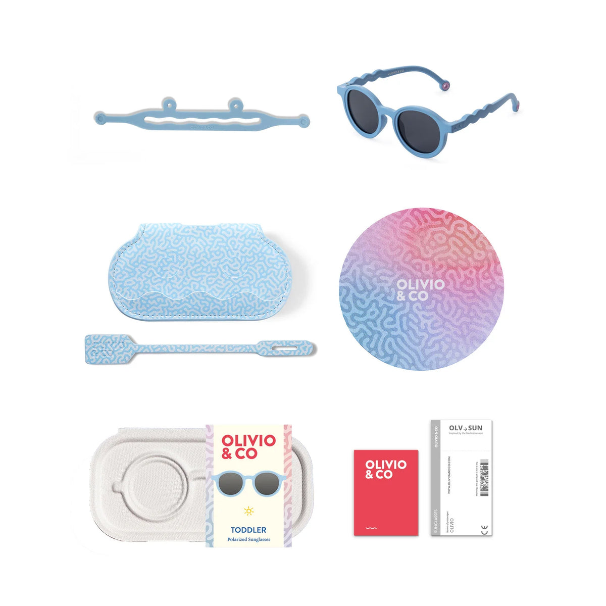 Gafas de Sol OLIVIO & CO - Toddler 18-36m Oval Reef Blue