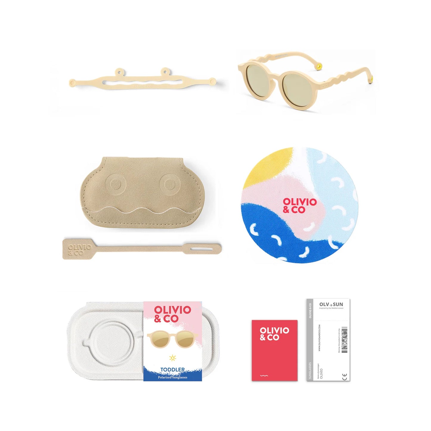 Gafas de Sol OLIVIO & CO - Toddler 18-36m Oval Desert Sand