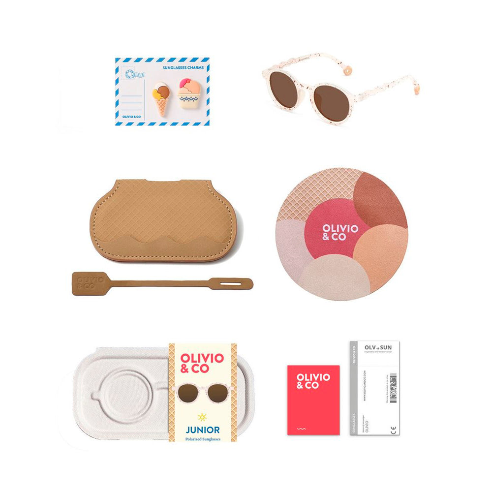 Gafas de Sol OLIVIO & CO - Oval Vanilla Brownie