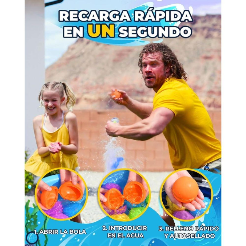 Globos de Agua Glitter Brillantes Sooppycid