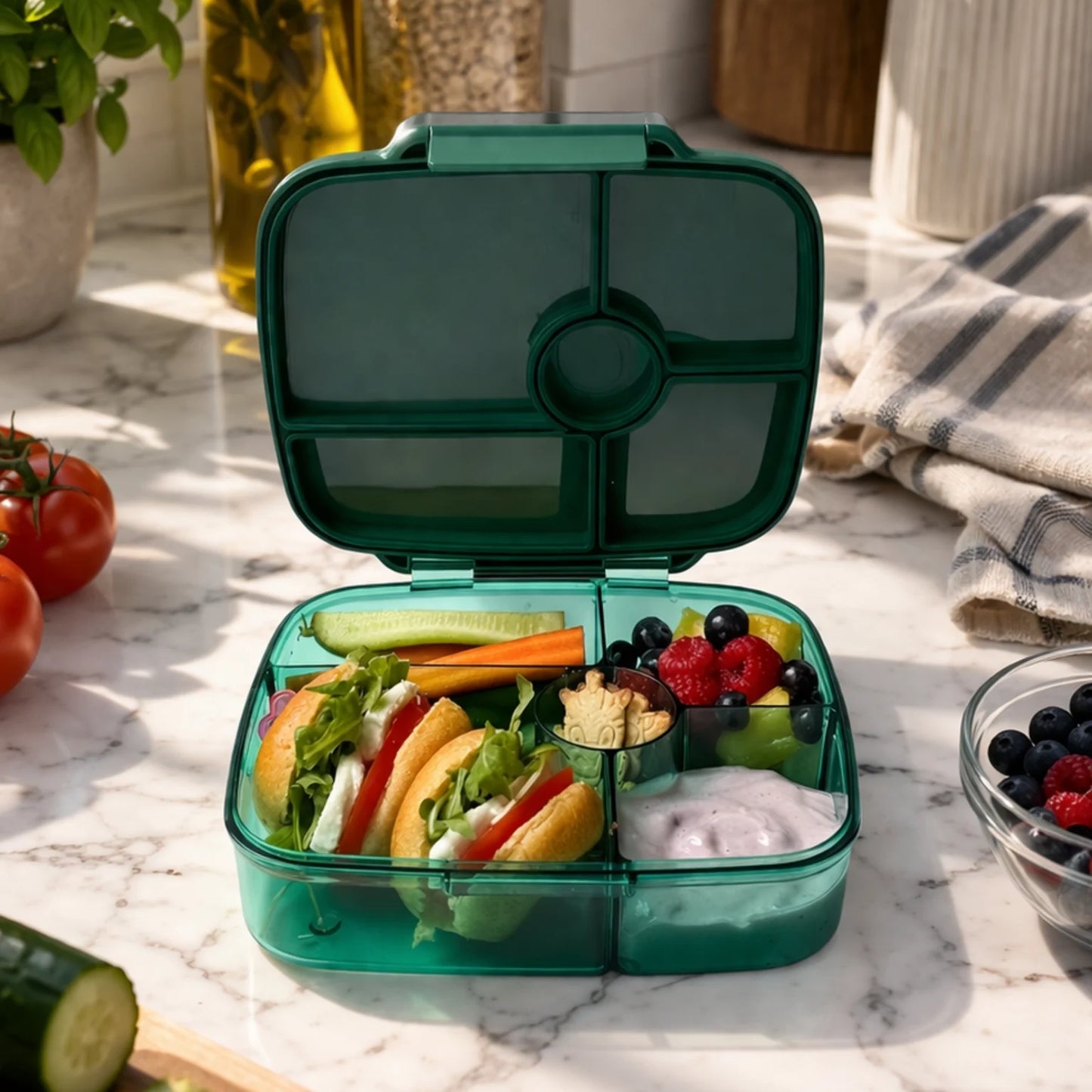Fiambrera Yumbox Go-5 Lima Green