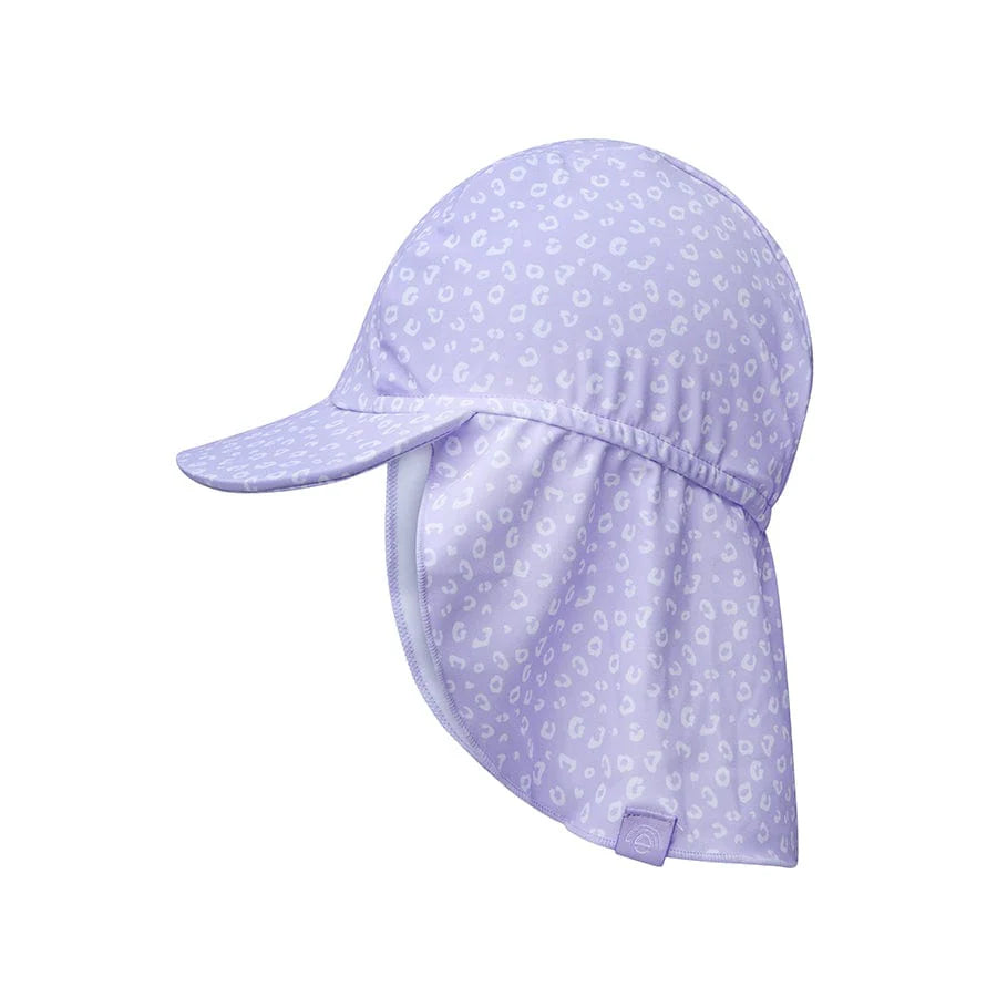 Gorro de baño UPF50+ Swim Essentials - Leopard Lila
