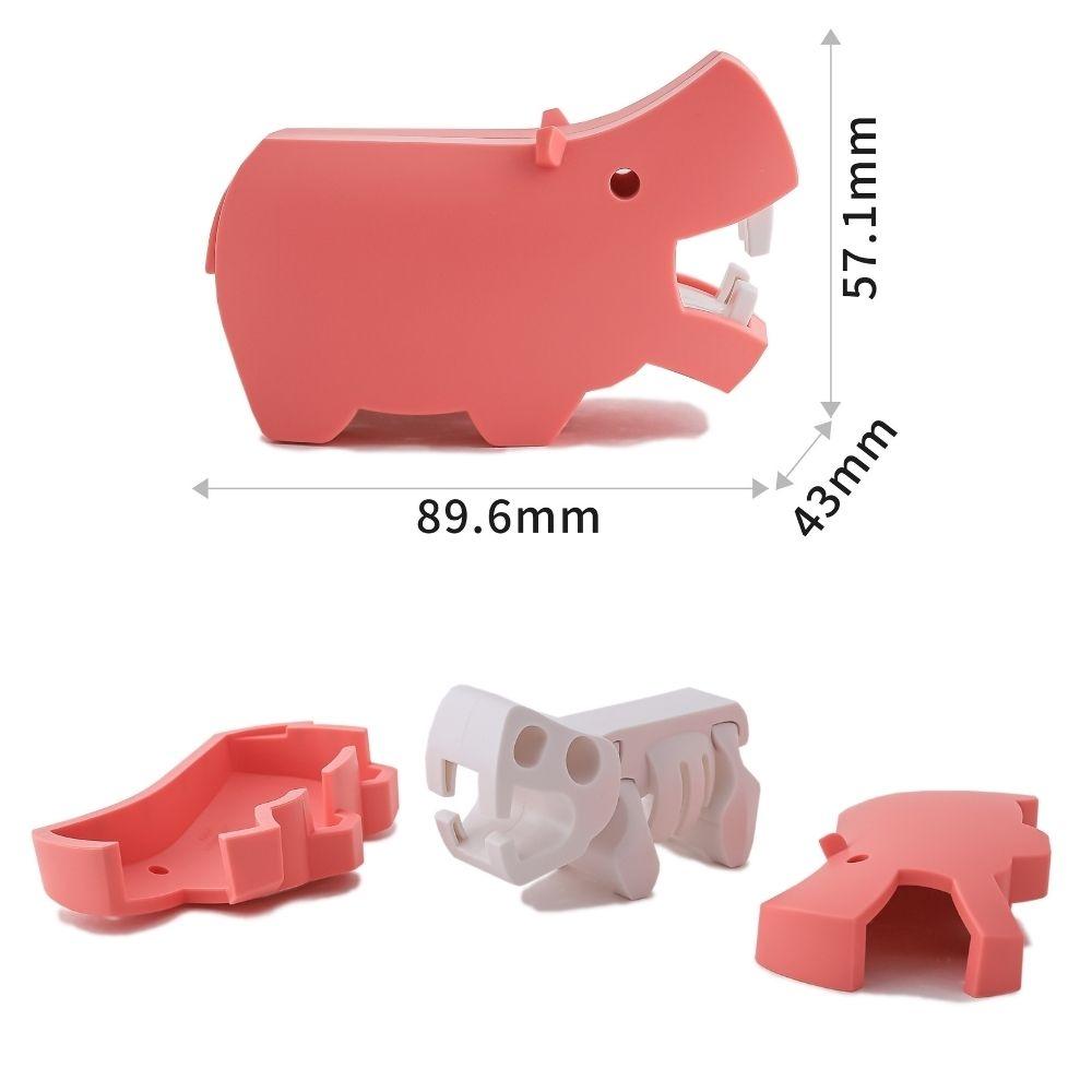 Puzzle 3D imantado Halftoys - Animal Hippo