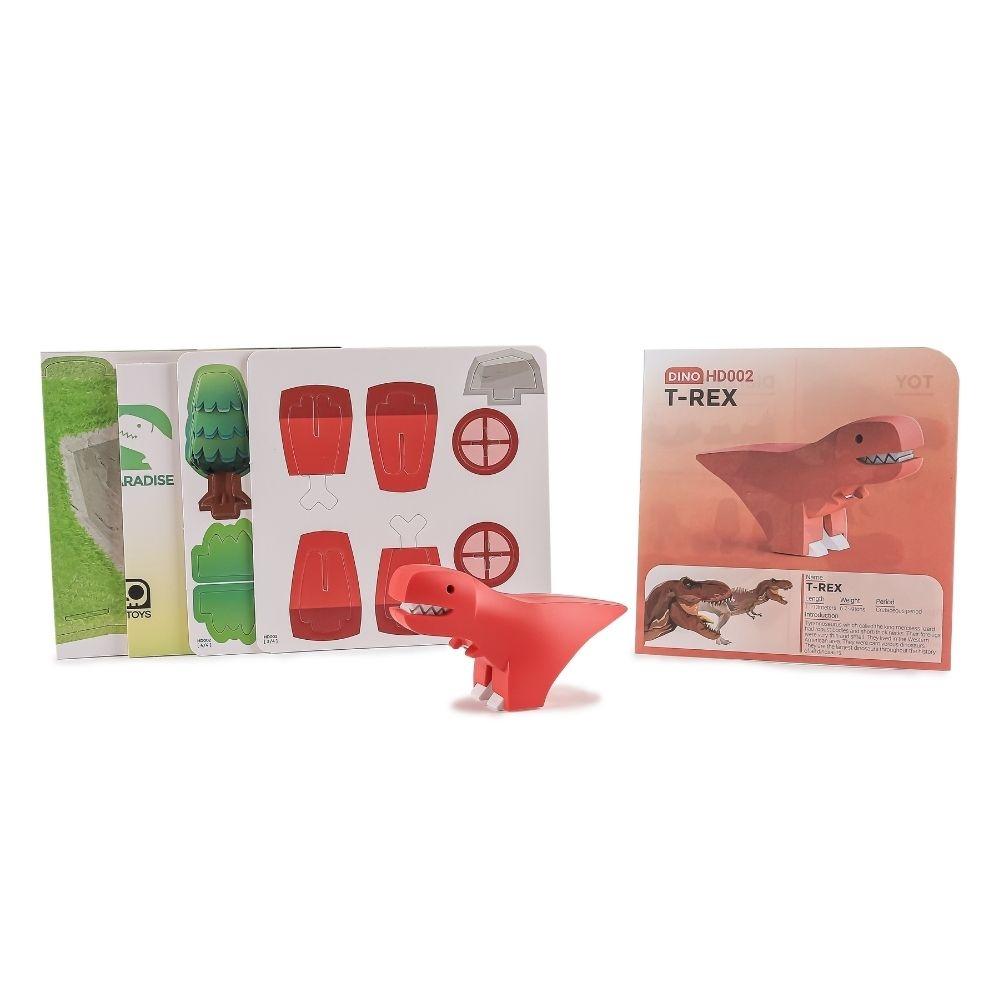 Puzzle 3D imantado Halftoys - Diorama Set T-Rex