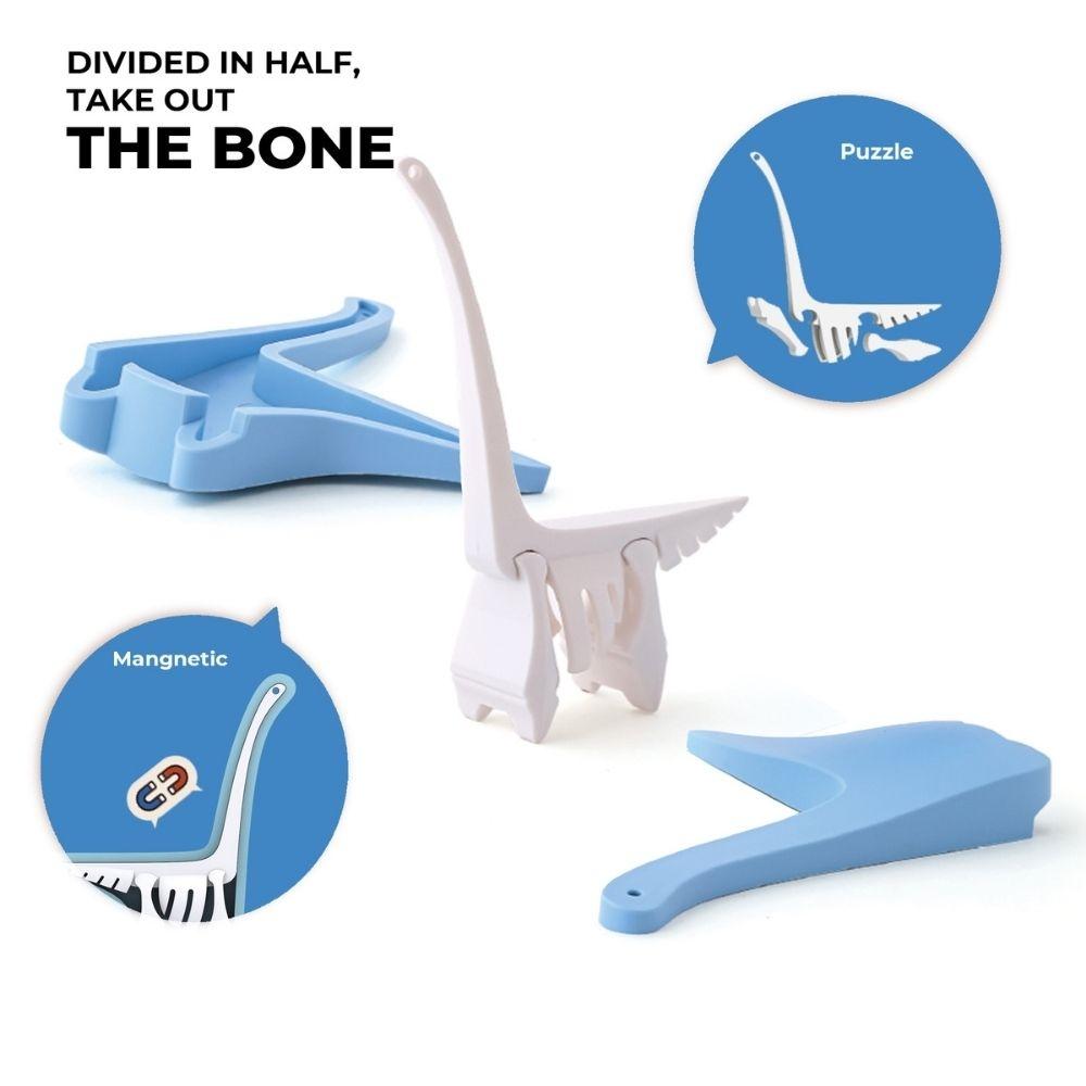 Puzzle 3D imantado Halftoys - Dino Diplodocus