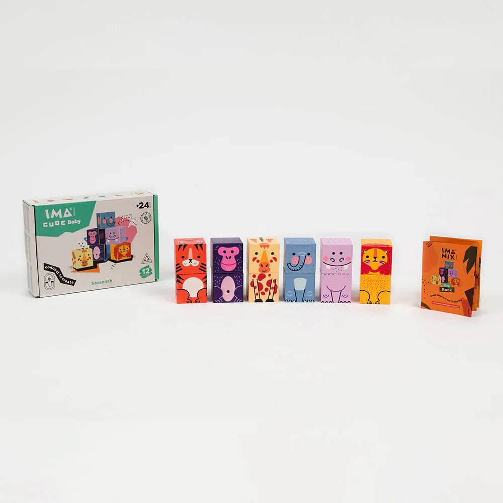 ImaCube Baby Imanix 12 piezas Braintoys