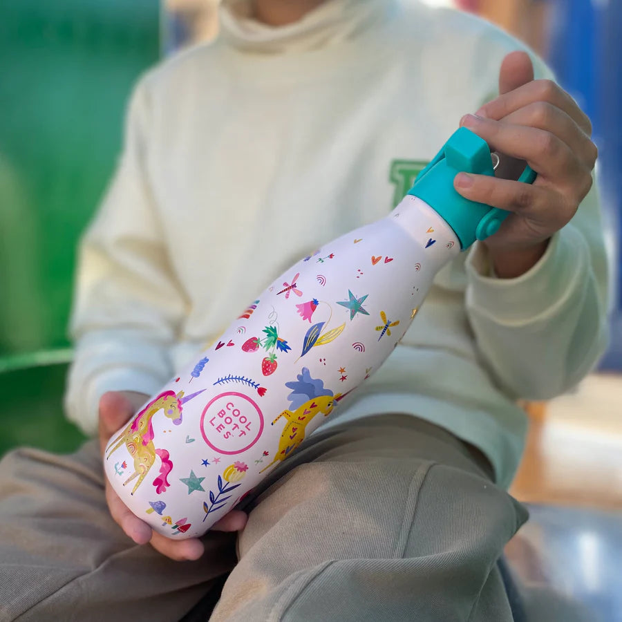 Botella acero inoxidable térmica 350ml Cool Bottles Funny Unicorns