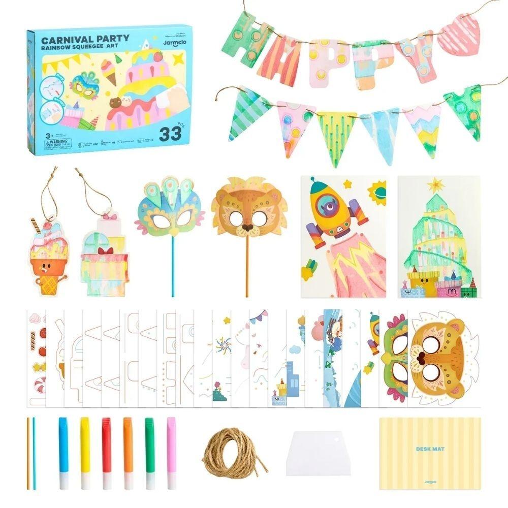 Kit dibujo creativo con espátula Jar Meló - CARNIVAL PARTY