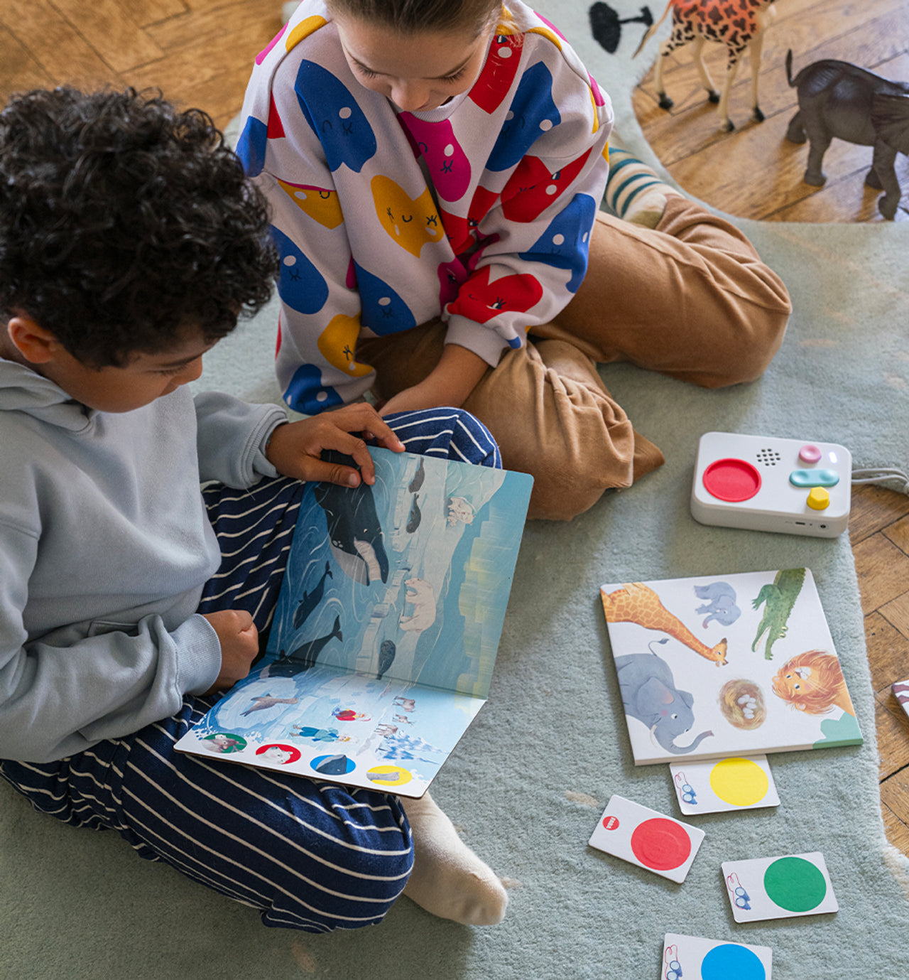 Juego interactivo, Animales: sonidos, hábitats, curiosidades -FABA-