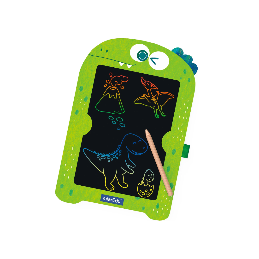 Pizarra de dibujo y escritura LCD - Dinosaurio MierEdu