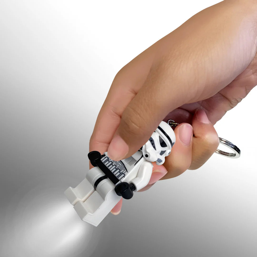 Llavero con linterna LEGO® – Stormtrooper de Star Wars™.