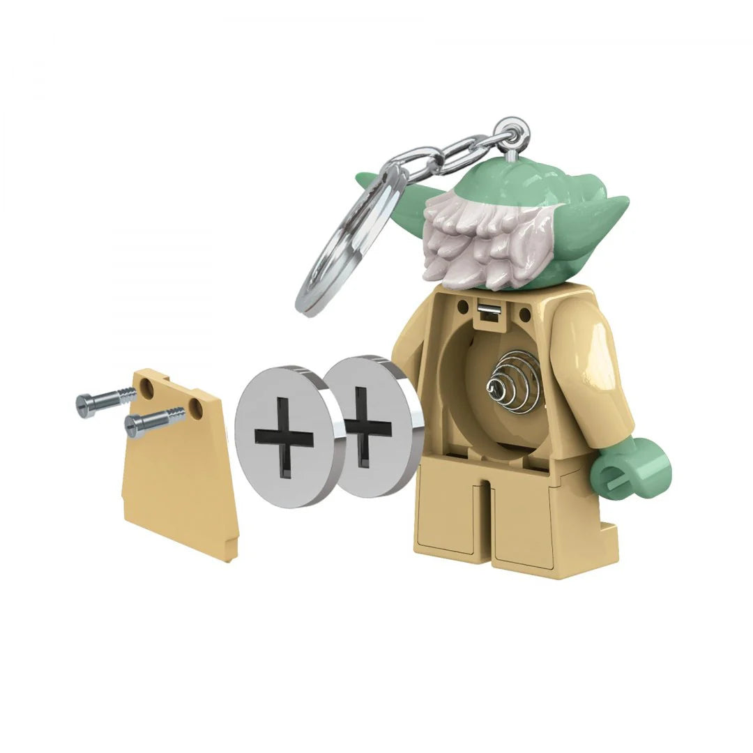 Llavero con linterna LEGO® – Yoda Star Wars™.