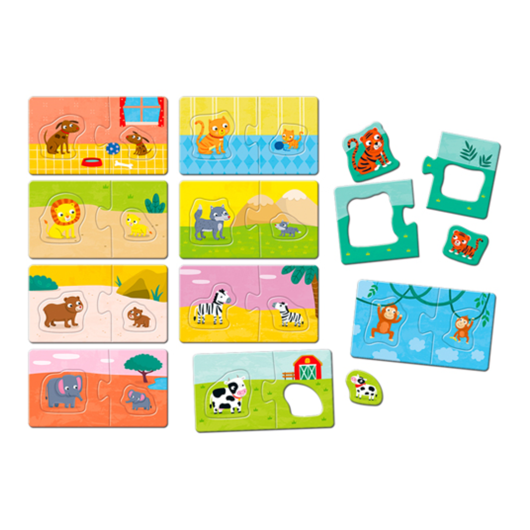 Logic Montessori - Familias Puzzle Ludattica