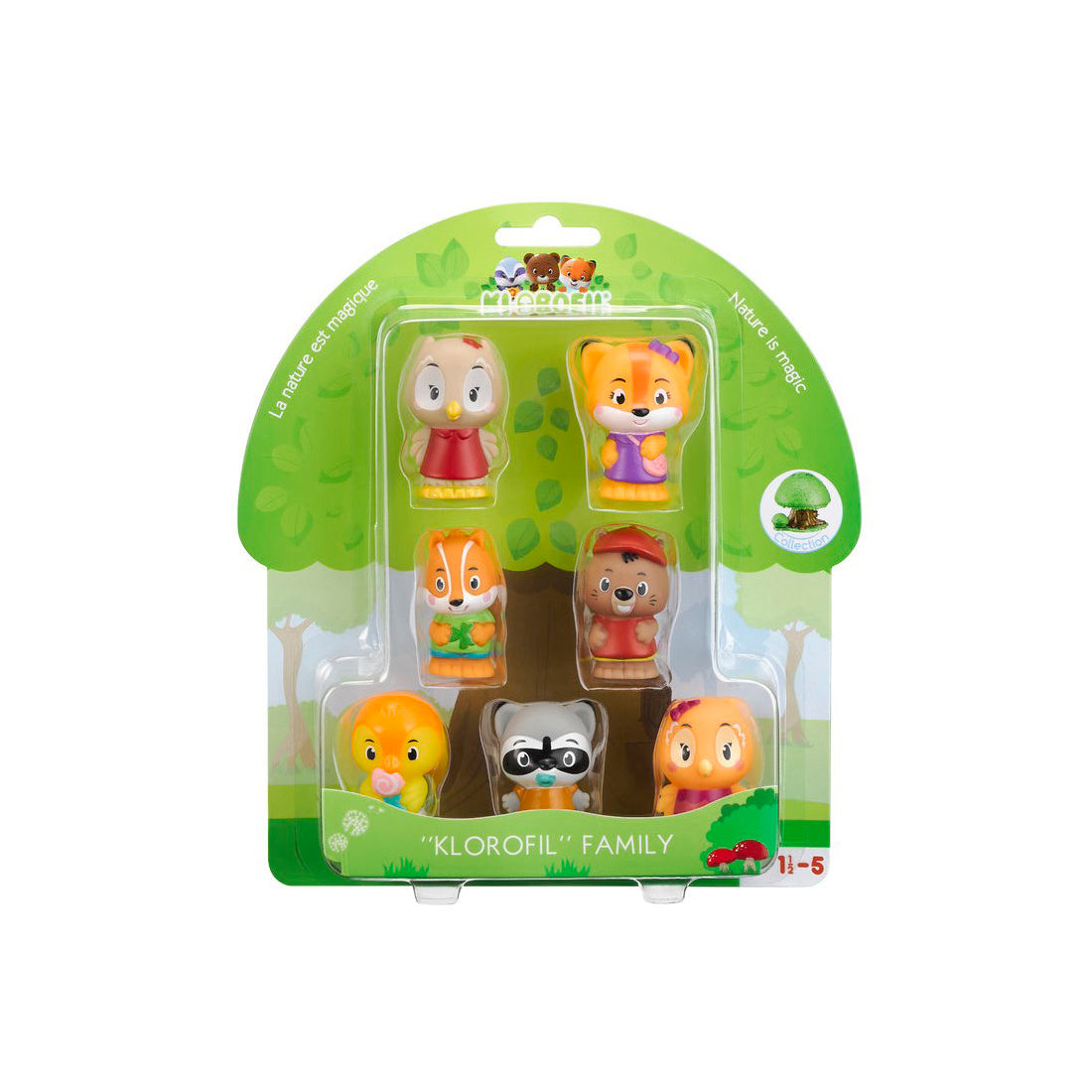 Pack 7 personajes de los Klorofil