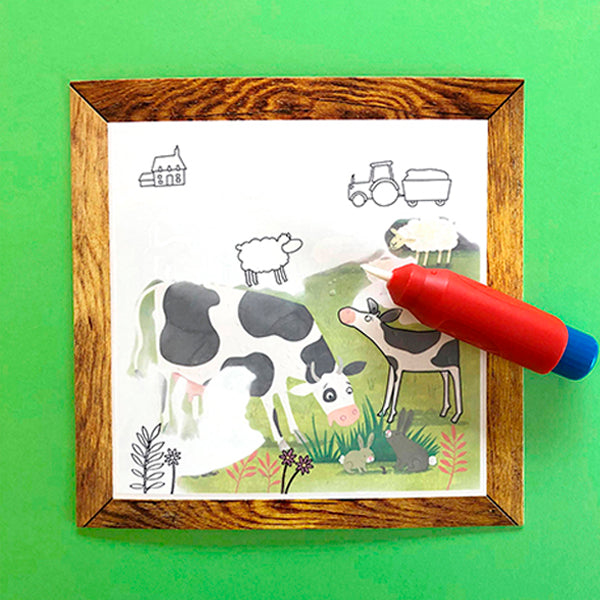 Libro mágico Painting World Tiger Tribe - Farm