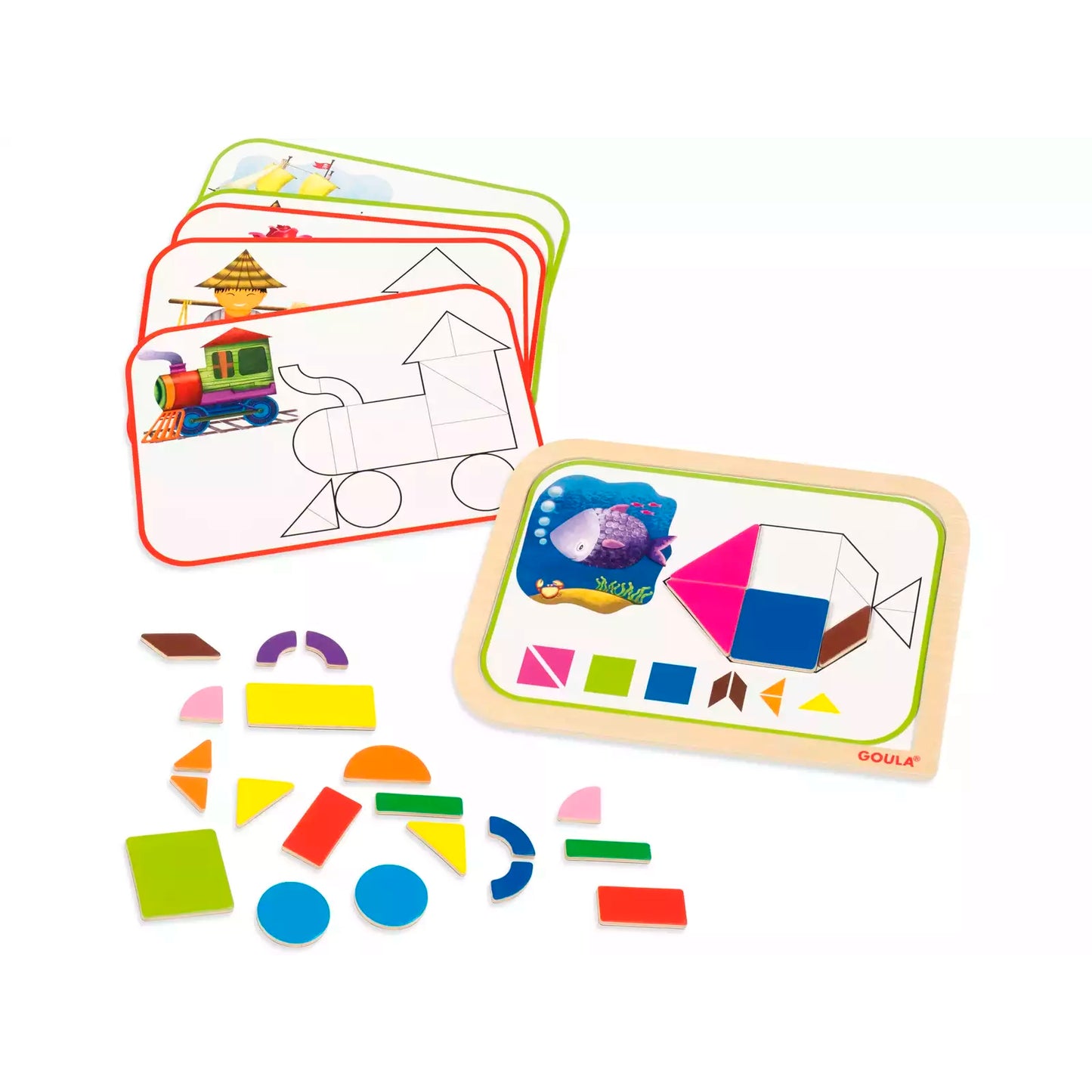 Juego educativo Magnetic Shapes - Goula