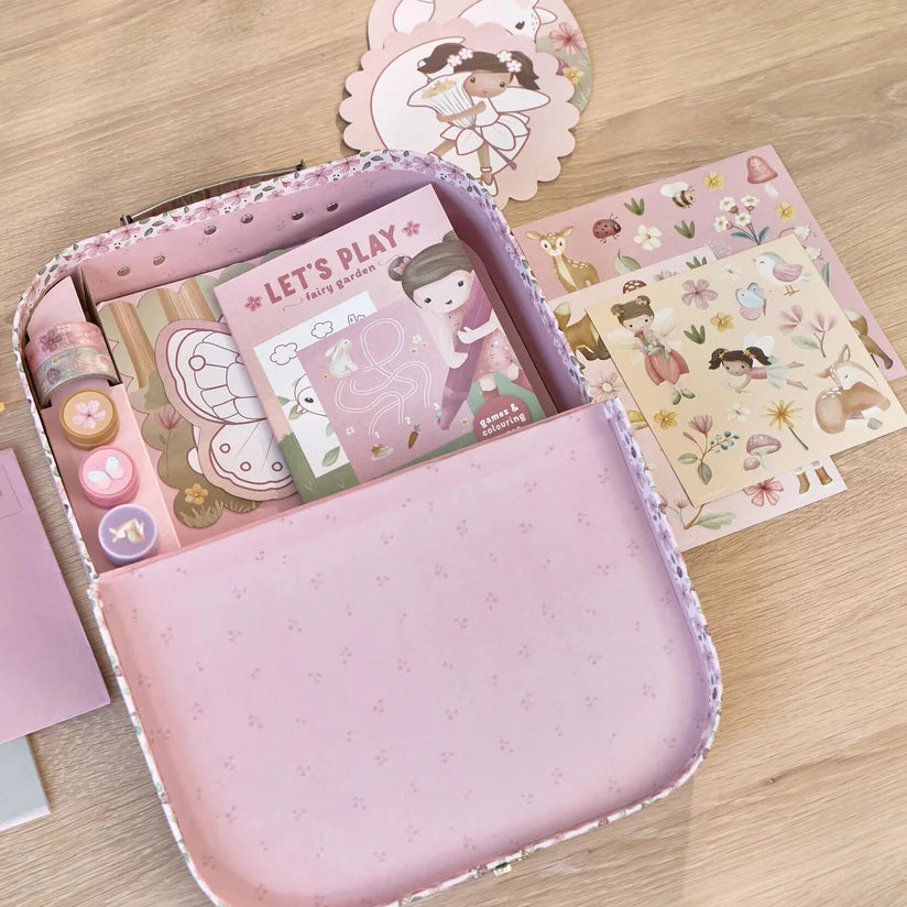 Maleta de creatividad Little Dutch - Rosa Fairy Garden