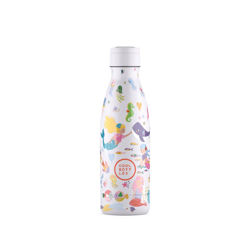 Botella acero inoxidable térmica 350ml Cool Bottles Sweet Mermaids