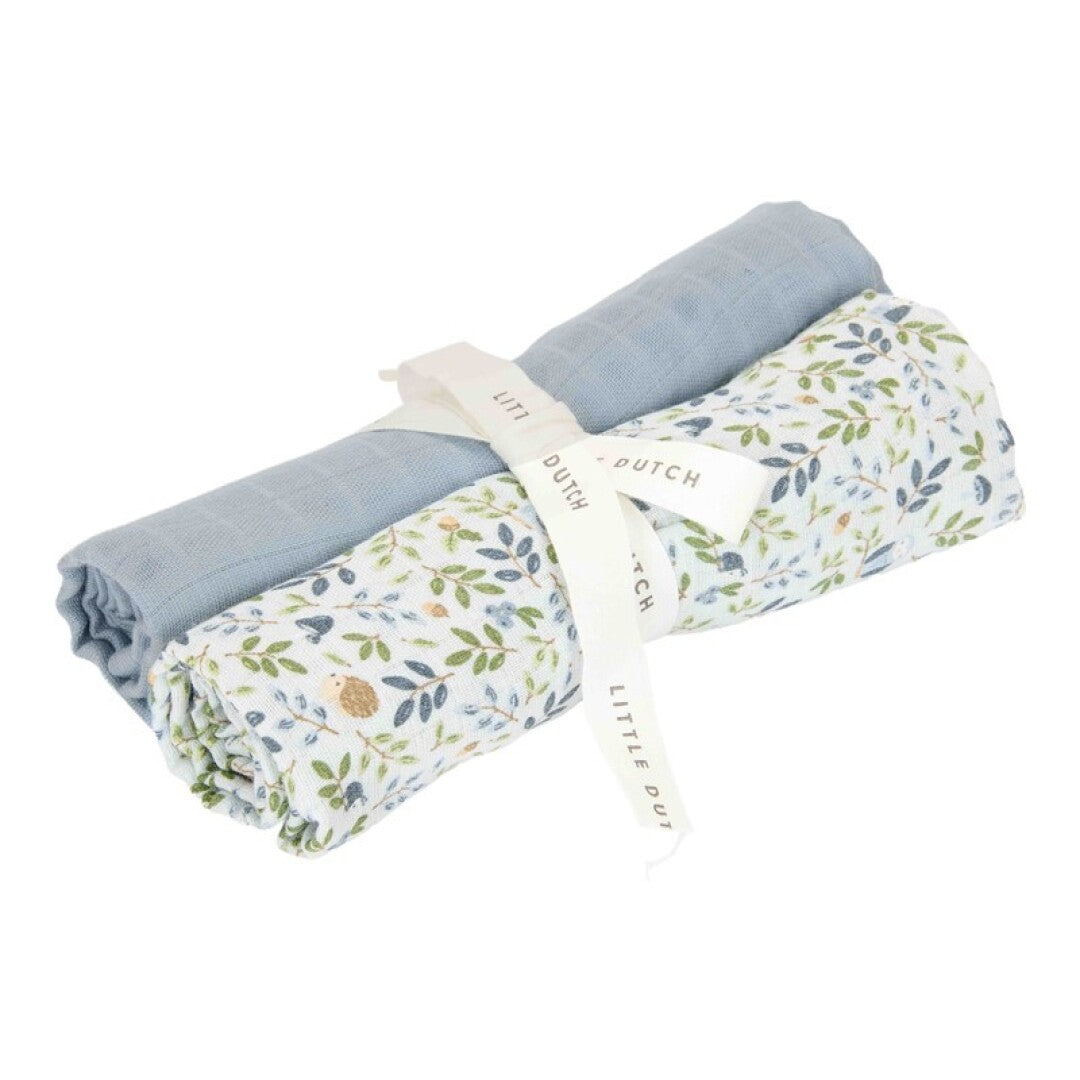 Muselina algodón 70x70 Little Dutch - Forest Avent
