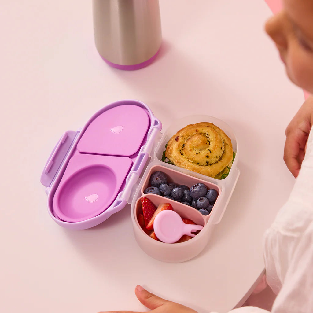 Organizador de silicona para fiambrera pequeña Snackbox B.Box - Berry