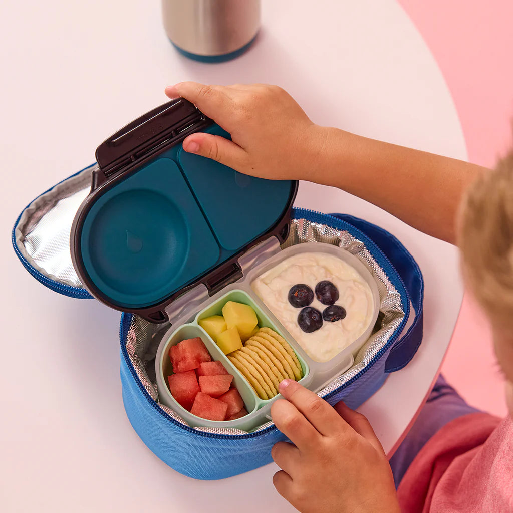 Organizador de silicona para fiambrera pequeña Snackbox B.Box - Forest