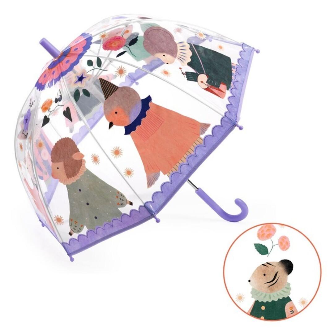 Paraguas transparente Musicos Djeco
